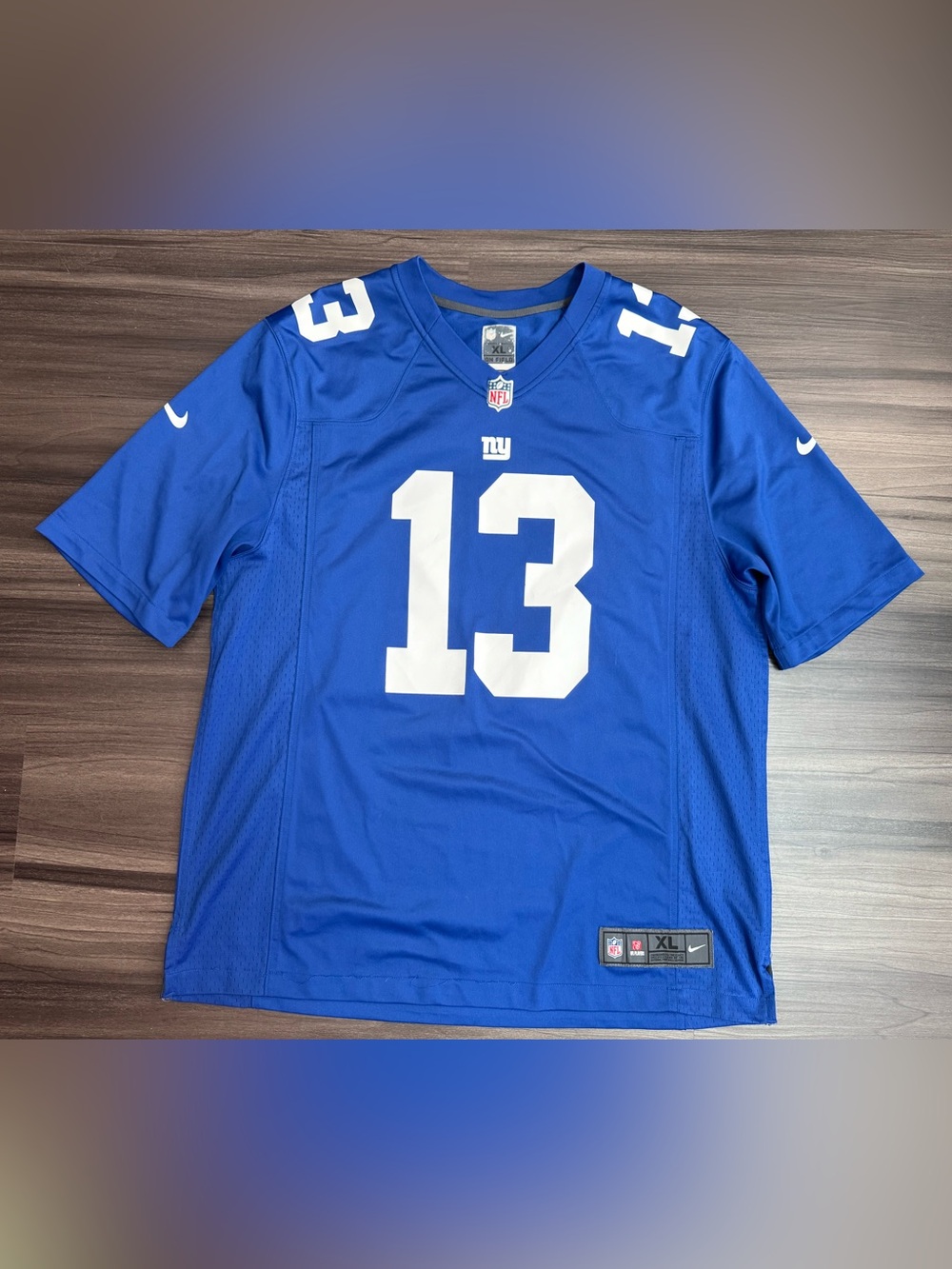 Nike New York Giants Odell Beckham Jr #13 NFL On Field Game Home Jersey Men’s XL